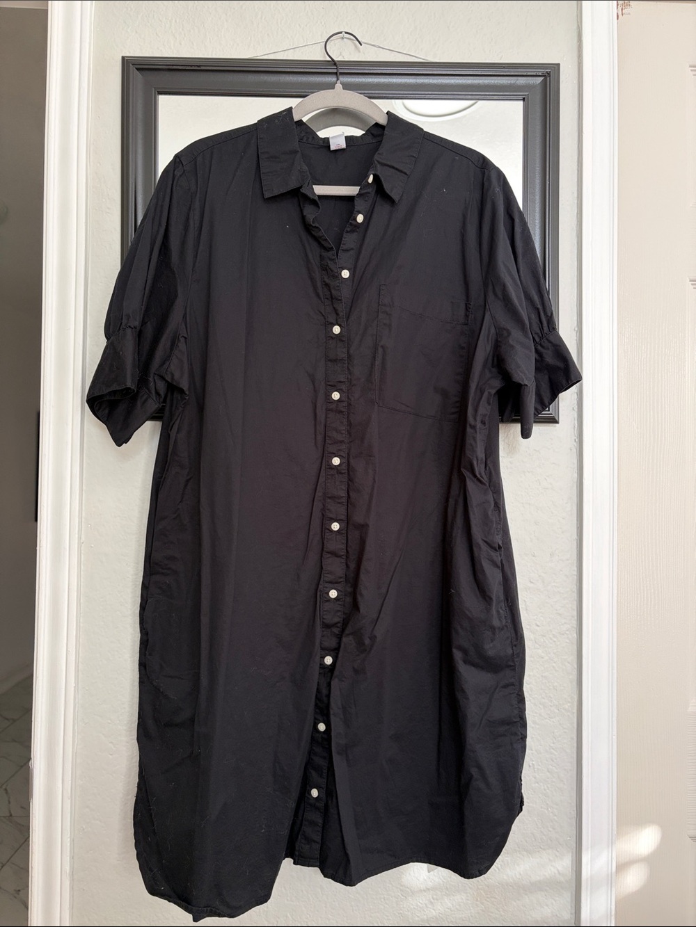 Old Navy Black Shirt Dress